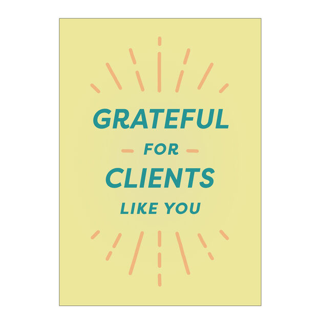 Grateful for Client Appreciation Card
