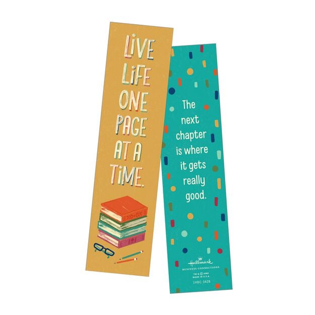 One Page at a Time Reading Bookmark