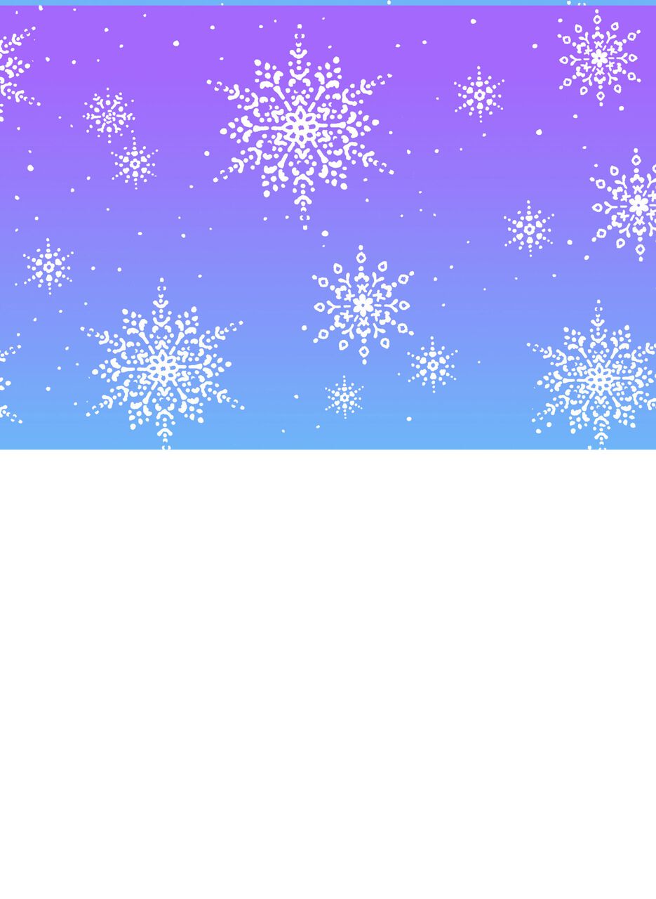 Shimmering Snowflakes Premium New Year Card