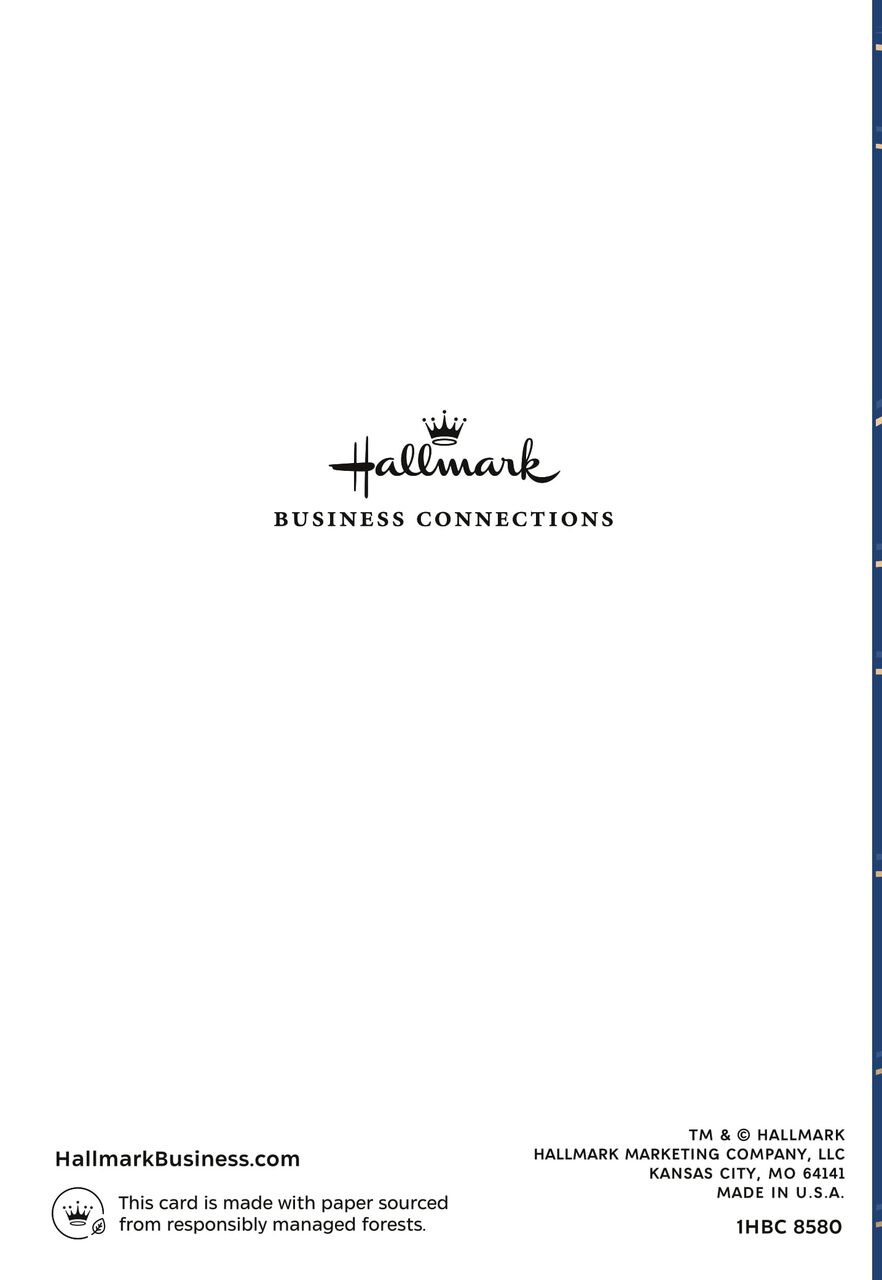 Graceful Lines Thank You Card