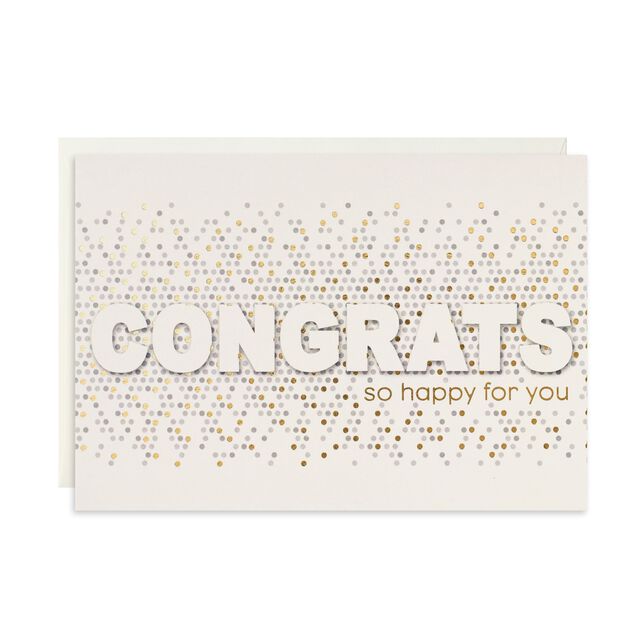 Shimmering Congratulations Card