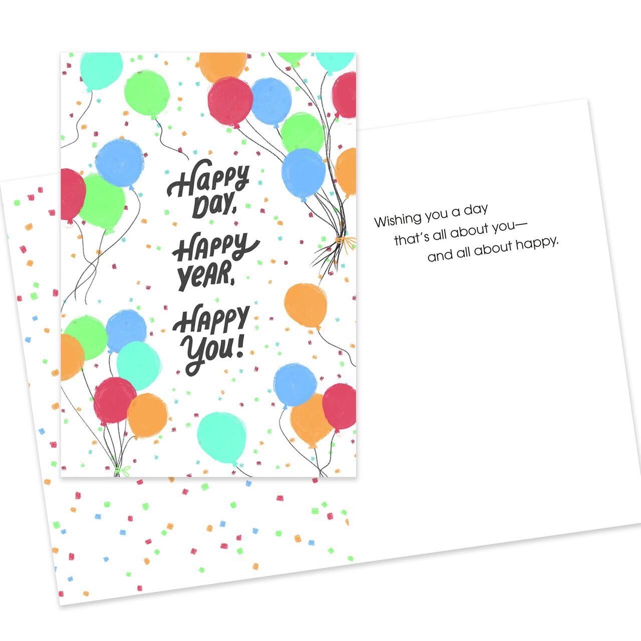 Colorful Birthday Assorted Birthday Cards 10 Pack image number 2