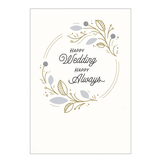 Happy Always Wedding Card