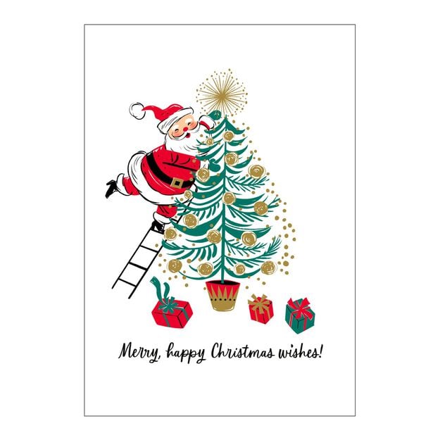 Happy Holidays Corporate Eye Chart Cards