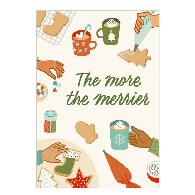 More the Merrier Multicultural Holiday Card