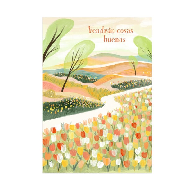 Good Things Ahead Spanish Encouragement Card