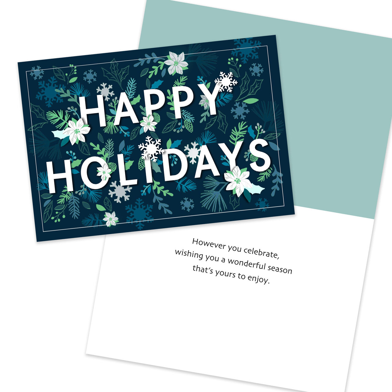 Executive Collection Assorted Happy Holidays Cards 10 Pack image number 5