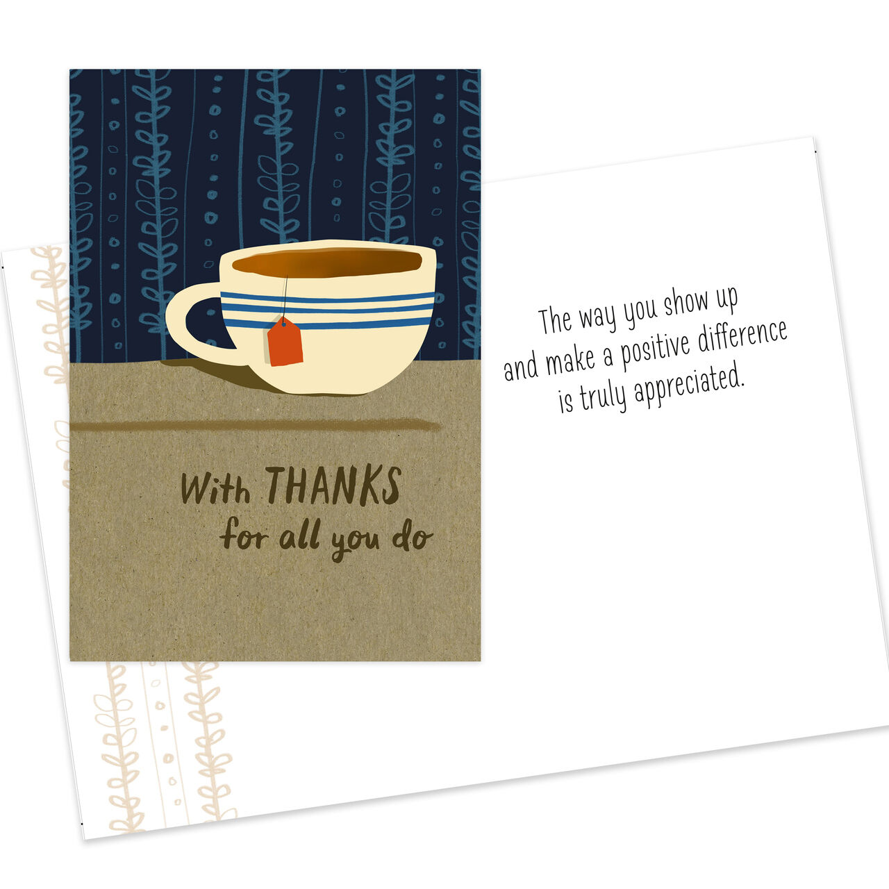 You Make a Difference Assorted Employee Appreciation Cards 10 Pack image number 5