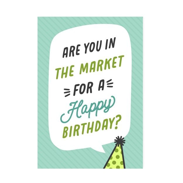 Financial Industry Birthday Card