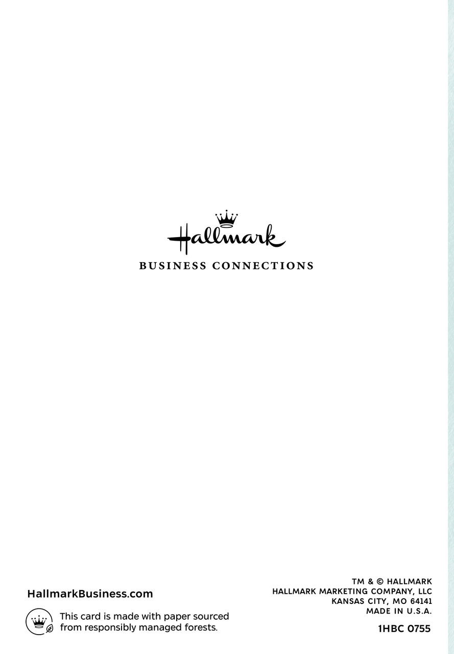 Note of Thanks Valentine's Day Card