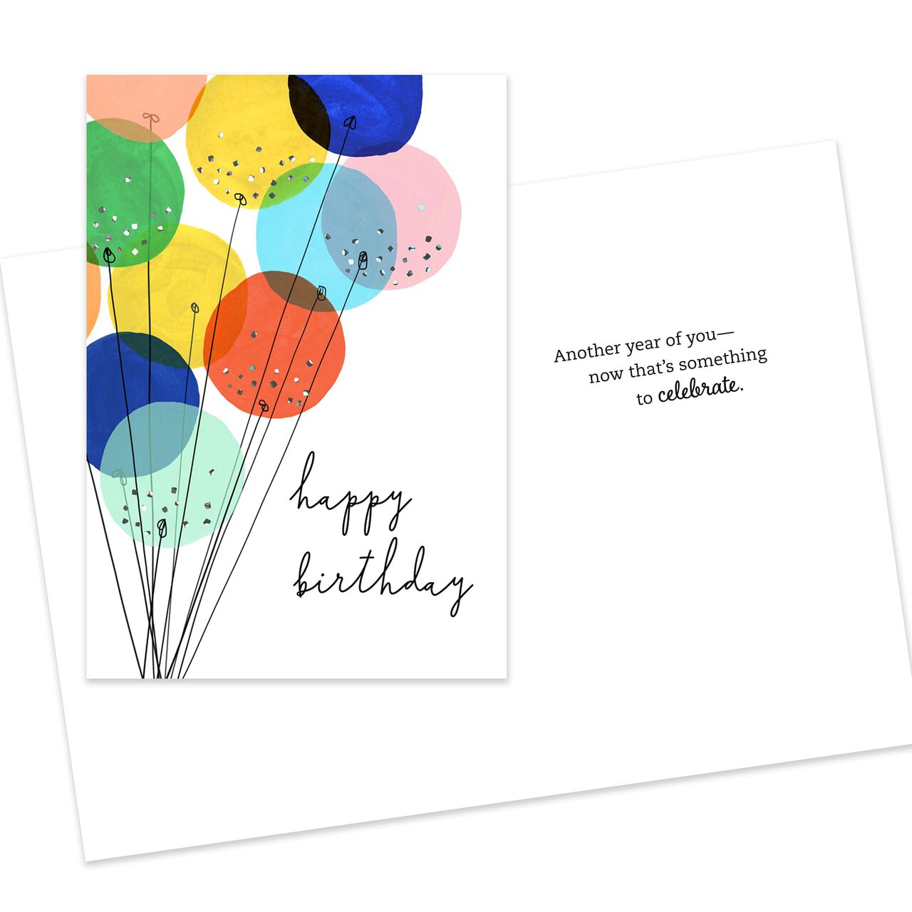 Colorful Celebration Assorted Birthday Cards 100 Pack image number 2