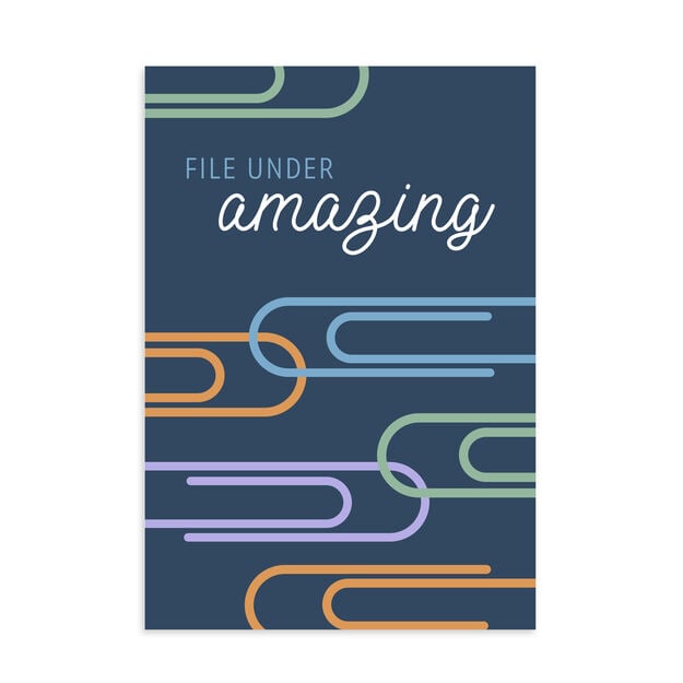 Amazing Paperclips Employee Appreciation Card