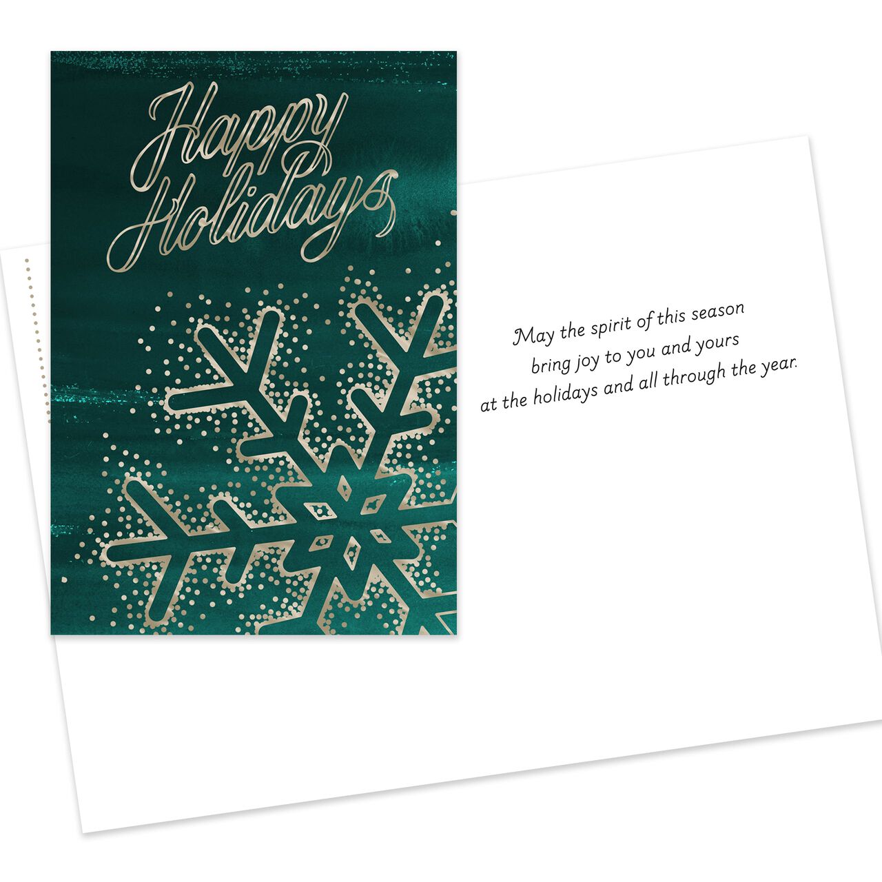 Executive Collection Assorted Happy Holidays Cards 10 Pack image number 4