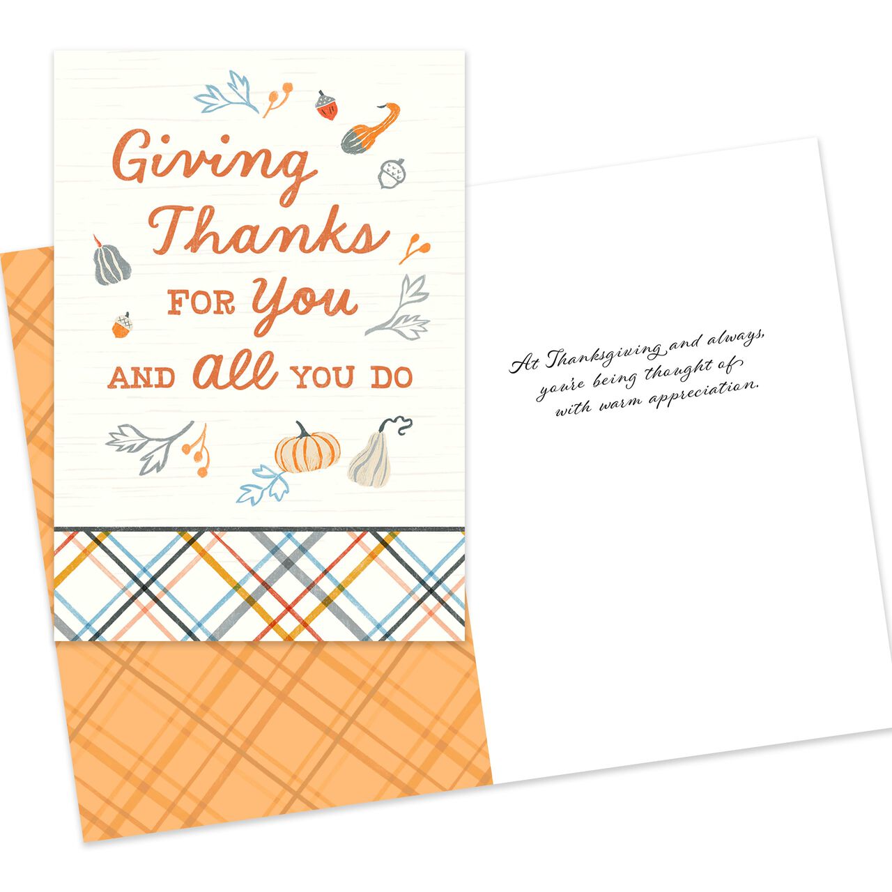 Appreciation & Thanks Assorted Thanksgiving Cards 10 Pack image number 5