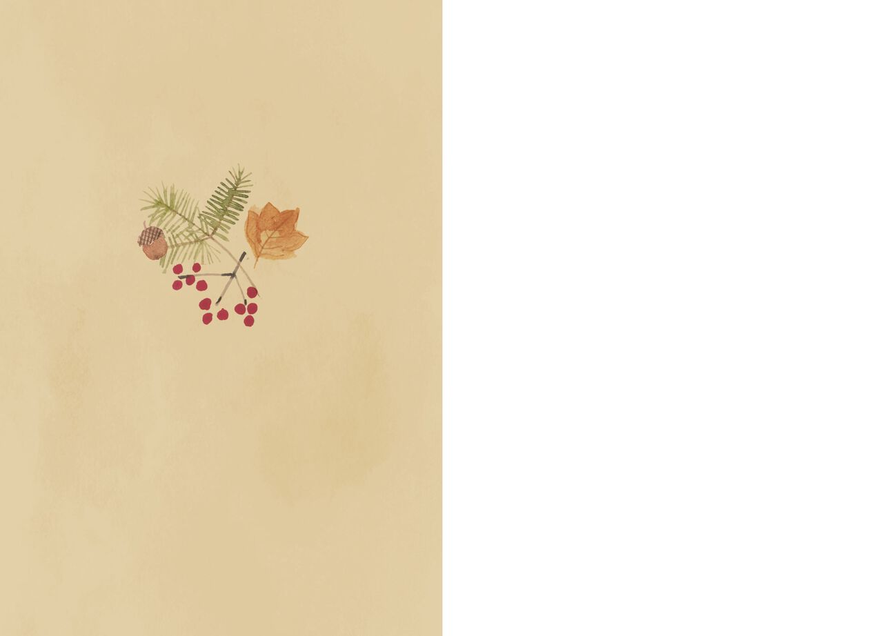 Grateful Wreath Thanksgiving Card