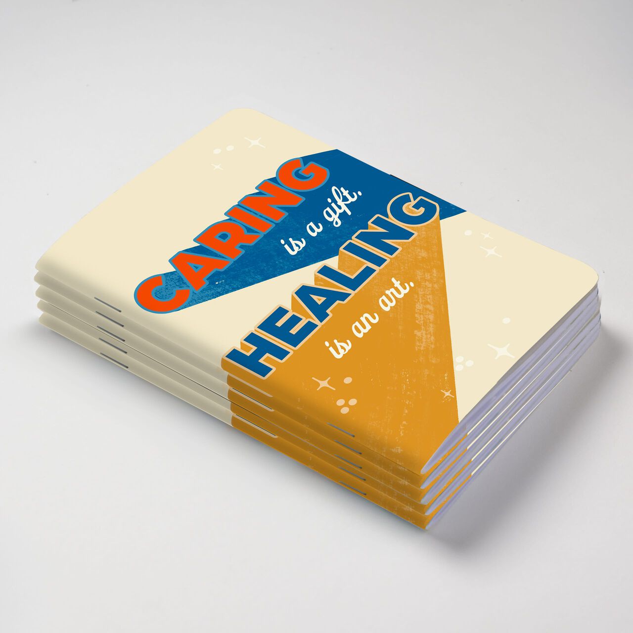Healing Is An Art Appreciation Gift Notebook 5 Pack image number 1