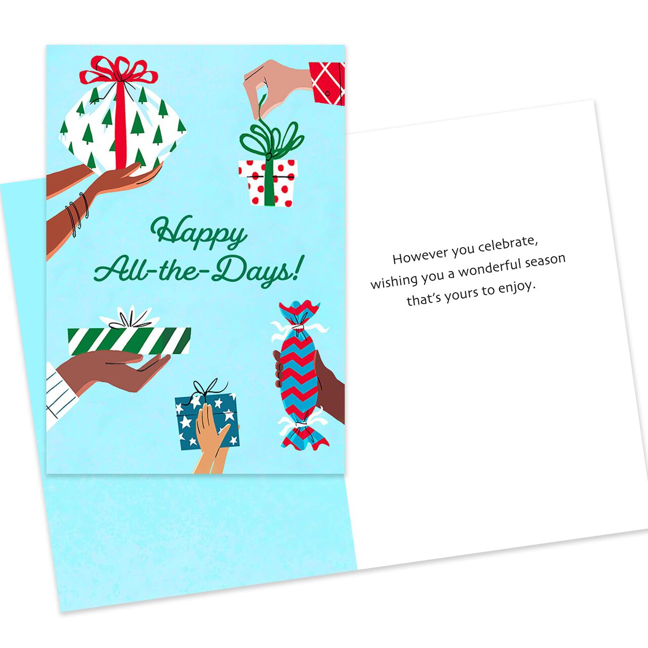 Multicultural Holiday Assorted Happy Holidays Cards 10 Pack image number 2