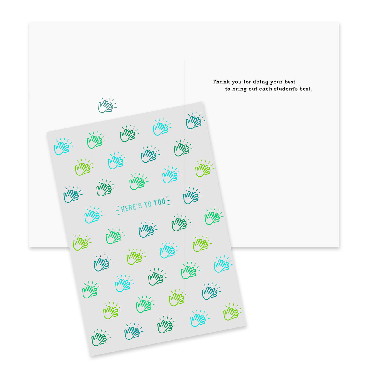 Higher Education & Trade School Assorted Teacher Appreciation Cards 25 Pack image number 1