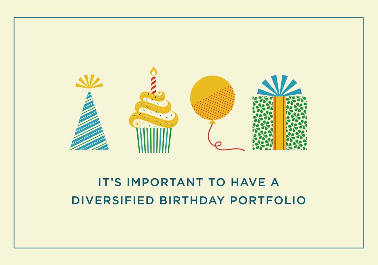 Portfolio Financial Humor Birthday Card