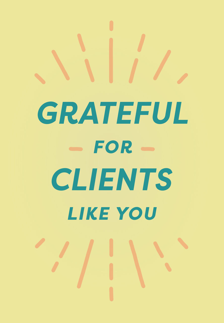 Grateful for Client Appreciation Card