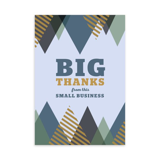 Thanks from Small Business Thank You Card