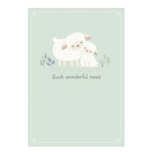 Wonderful News Baby Card