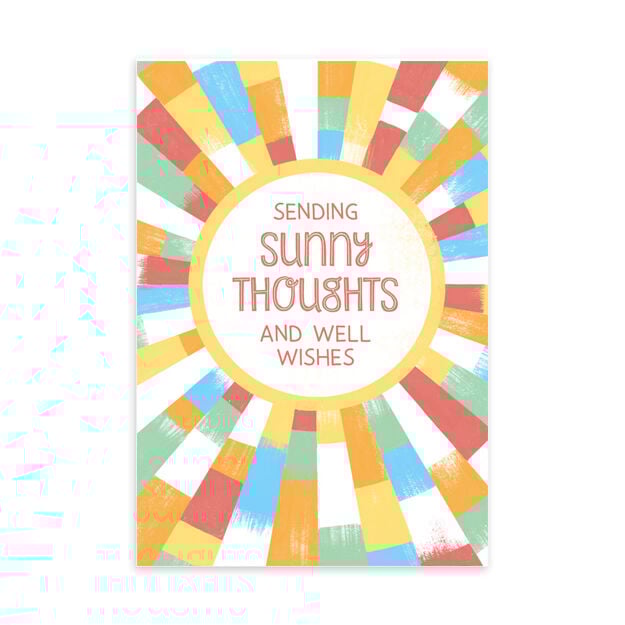 Sunny Thoughts Encouragement Card