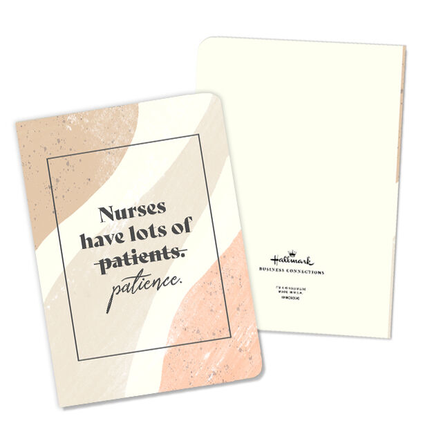 Nurses Have Lots of Patience Appreciation Gift Notebook 5 Pack