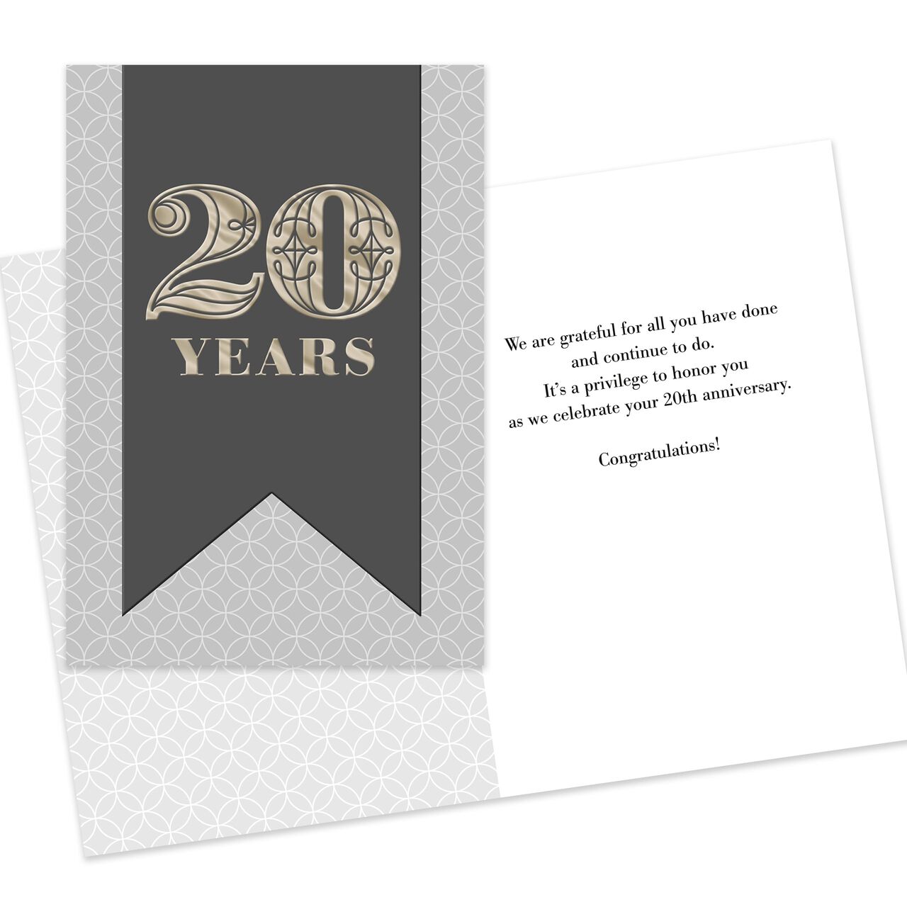 Milestone Years Assorted Work Anniversary Cards 25 Pack image number 6