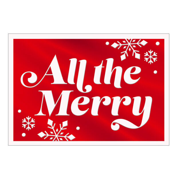 All the Merry Holiday Card