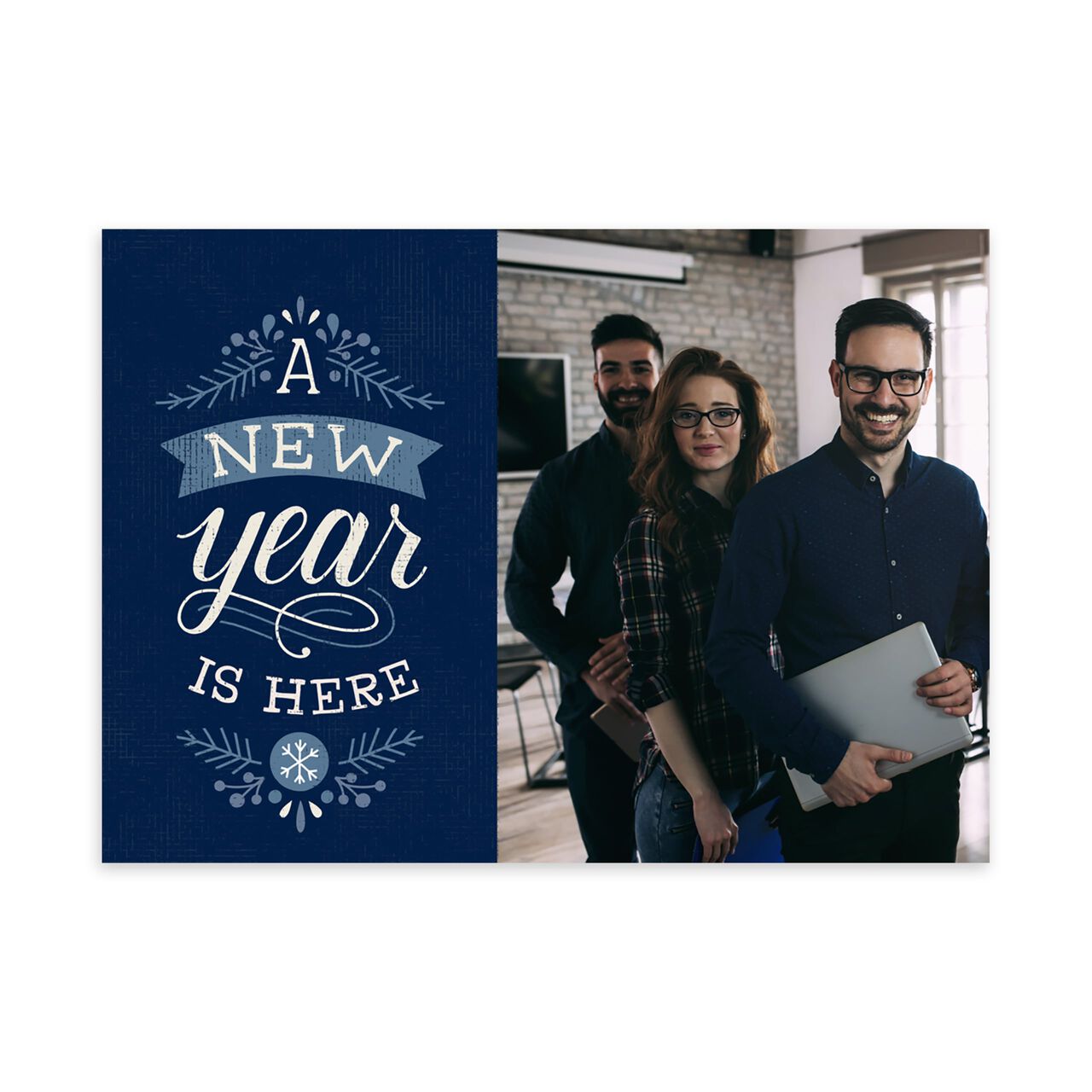 A New Year Is Here New Year Photo Card image number 0