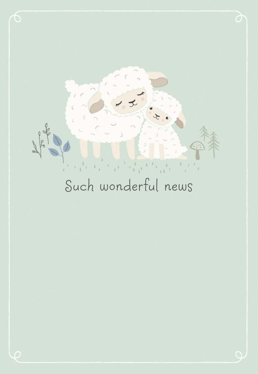 Wonderful News Baby Card