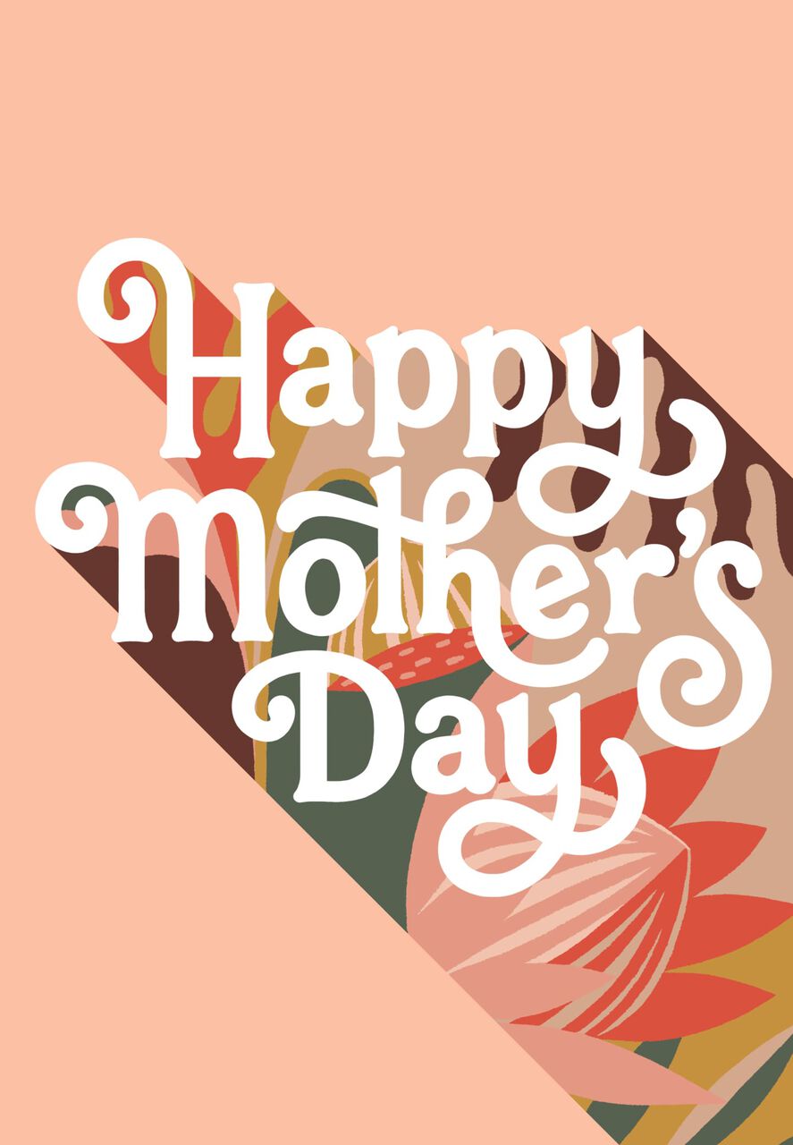 Peachy Botanicals Happy Mother's Day Card