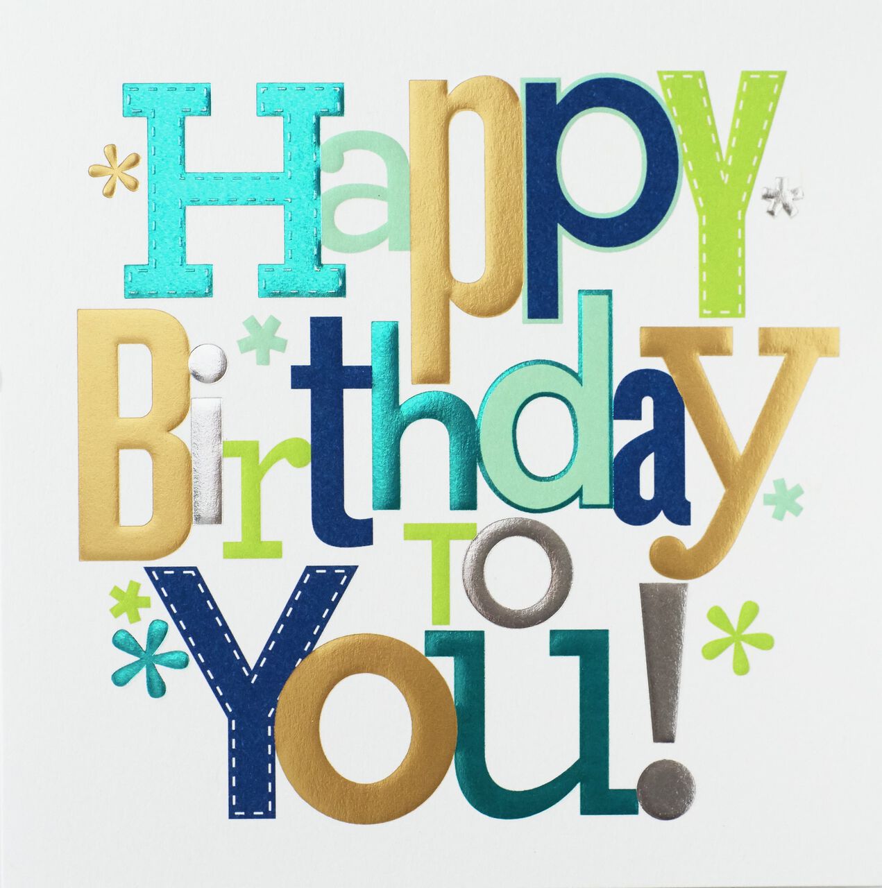 Triple Foil Wish Birthday Card | Hallmark Business