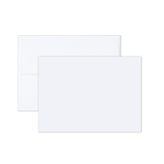 White Notecard Envelopes