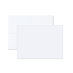 White Notecard Envelopes