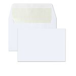 Peel & Stick Envelopes White Larger, Pearl Foil Lining